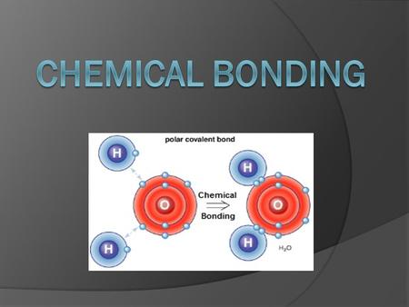 Chemical Bonding.