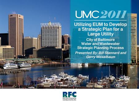 1. 2 Today’s Presentation The City of Baltimore Water and Wastewater Systems Challenges facing the City The Strategic Planning Initiative So Where Are.