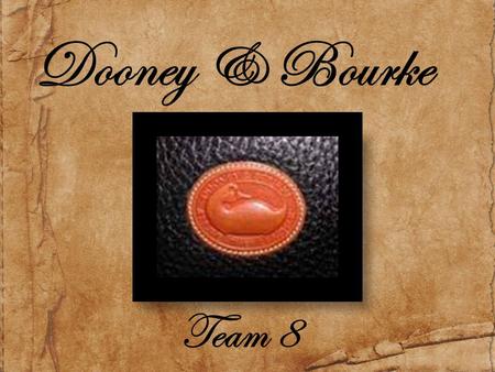 Dooney & Bourke Team 8.