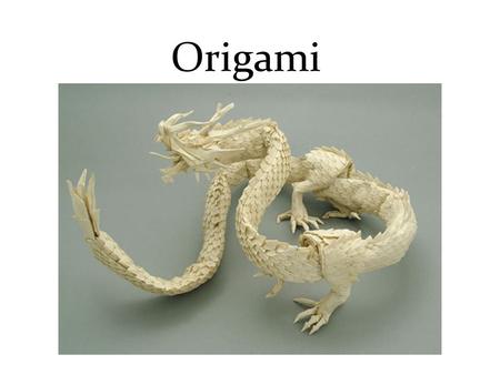 Origami.