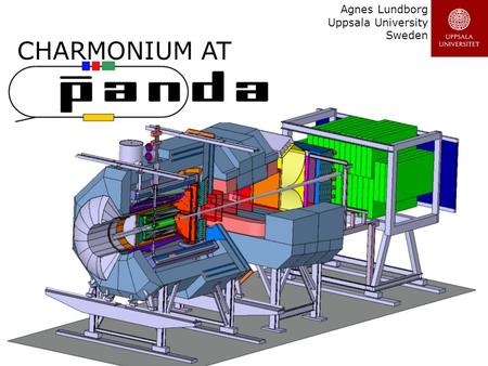 CHARMONIUM AT Agnes Lundborg QWG workshop Brookhaven June 2006 CHARMONIUM AT Agnes Lundborg Uppsala University Sweden.