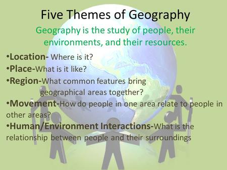 Five Themes of Geography