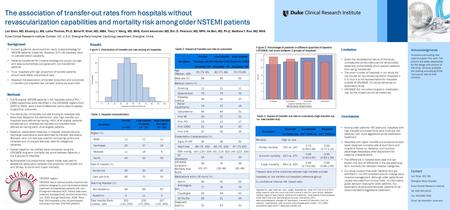 Background Current guideline recommend an early invasive strategy for NSTEMI patients (Class IIA). However, 67% US hospitals have no catheterization capability.