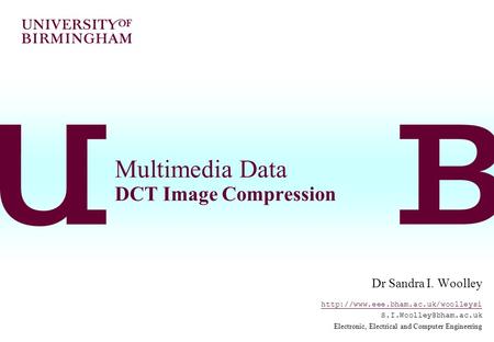 Multimedia Data DCT Image Compression