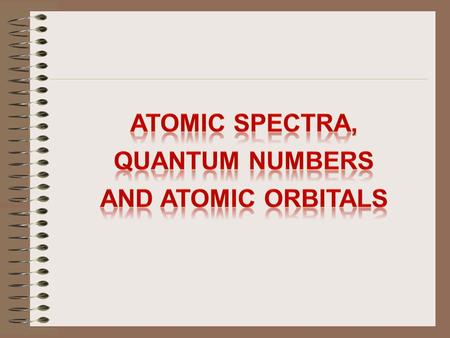 Atomic Spectra A spectroscope is an instrument that disperses the light emitted by an excited gas into the different frequencies the light contains. Light.