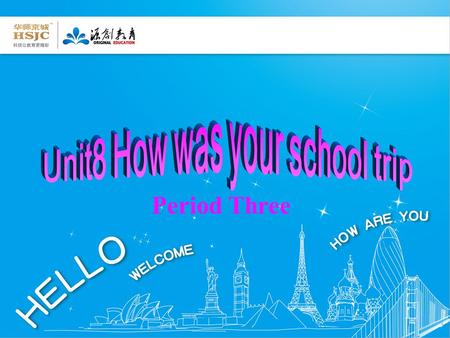 Period Three Make up a story. Each student adds a sentence. Modle: Last week I visited my aunt’s house. She lives in California. The weather was beautiful.