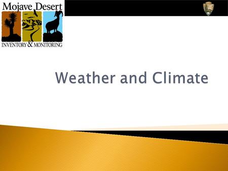  What are the seasonal and annual status and trends in climate conditions at existing monitoring stations in and nearby the MOJN parks?  How do localized.