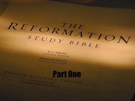 Part One. What Caused The Reformation? The Black Death shook people’s faith in the Catholic Church Influence of Catholic Church diminished –Religious.