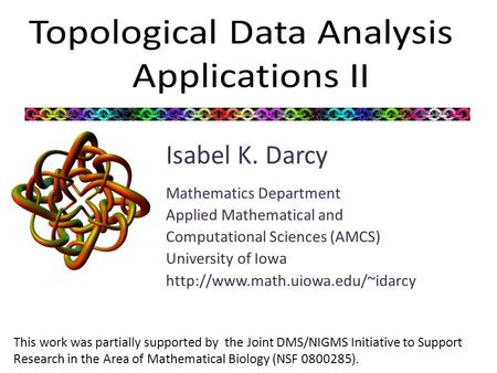 Topological Data Analysis