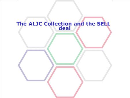 What is ALJC Turkey Relaunch Our proposal The ALJC Collection and the SELL deal.