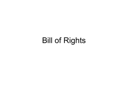 Bill of Rights. Amendment 1 Lists your freedom of speech (expression), press, religion, assembly, petition Remember them like this: R- religion A- assembly.