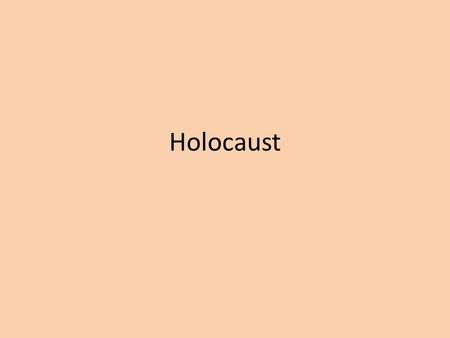 Holocaust. Think about this: How would you feel if you no longer had any choices- You were told whom to play with, where your family lived, where you.