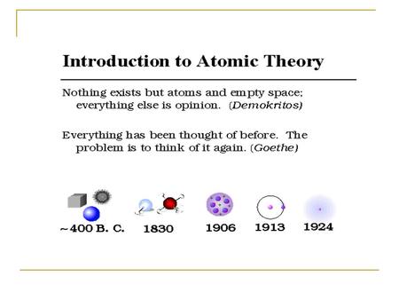 ~450BC Who was the first to propose that matter was made of tiny indivisible particles ?