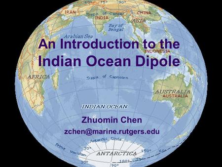 An Introduction to the Indian Ocean Dipole