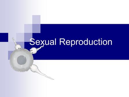 Sexual Reproduction.