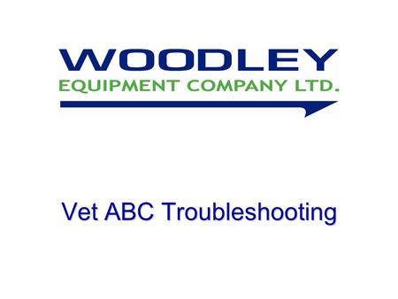 Vet ABC Troubleshooting