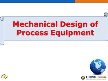 Mechanical Design of Process Equipment