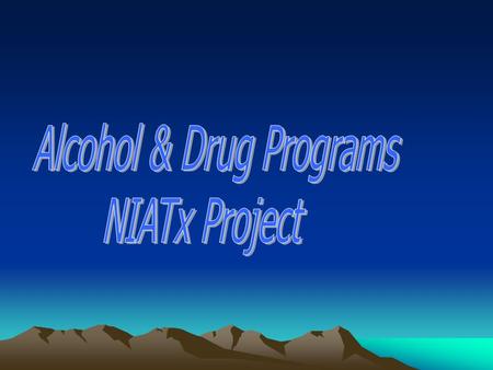 Three sites providing services to adults and adolescents: Oxnard Simi Valley Ventura Total population served approximates 500 clients on any given month.