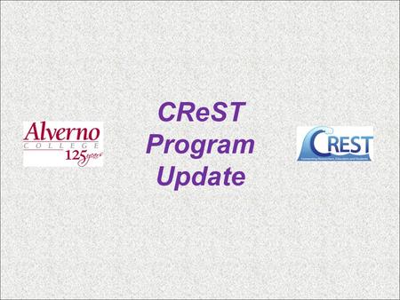 CReST Program Update. The Story… “One in a billion” – genomic medicine discovers the cause of a young boy’s disease Howard Jacobs, PhD Human Molecular.