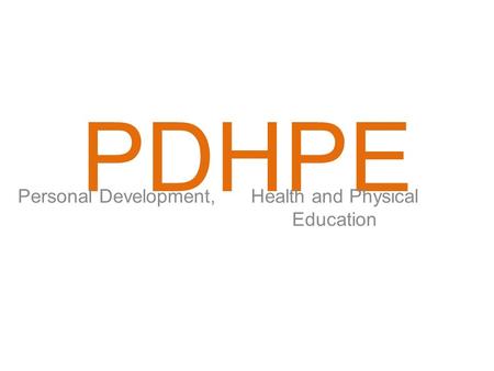 Health and Physical Education