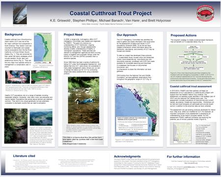 Background Coastal cutthroat trout (Oncorhynchus clarkii clarkii) (CCT) are one of the ten major cutthroat trout subspecies in North America. They reside.