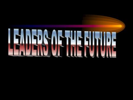 The purpose of this period of instruction is to give you a better understanding of Leadership Styles.