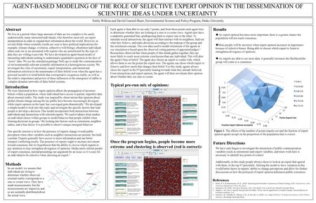 Emily Wilkins and David Courard-Hauri, Environmental Science and Policy Program, Drake University Introduction References 1.Doran, P. T. & Zimmerman, M.