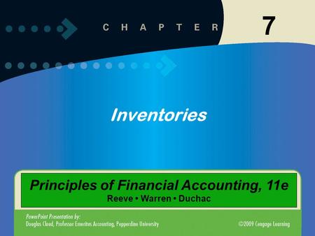 Principles of Financial Accounting, 11e