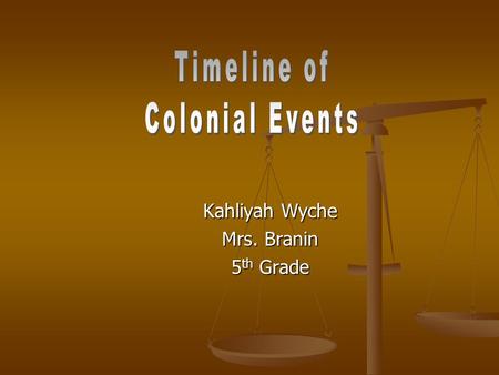 Kahliyah Wyche Mrs. Branin 5 th Grade. 1729 Ben Franklin founds Philadelphia’s first newspaper. Ben Franklin founds Philadelphia’s first newspaper. Ben.