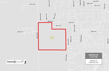 Oakmont at Gainesville, LLP CPA-03-10 Location Map.