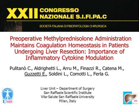 Preoperative Methylprednisolone Administration Maintains Coagulation Homeostasis in Patients Undergoing Liver Resection: Importance of Inflammatory Cytokine.