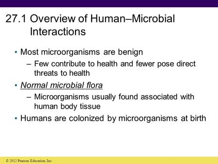 27.1 Overview of Human–Microbial Interactions