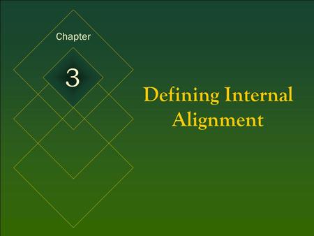 McGraw-Hill/Irwin © 2005 The McGraw-Hill Companies, Inc. All rights reserved. 3-1 Defining Internal Alignment Chapter 3.