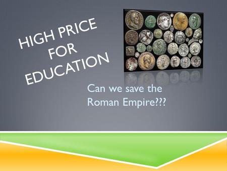 High price for education