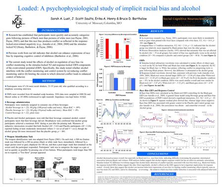 Research has established that participants more quickly and accurately categorize guns following pictures of black men than pictures of white men (see.