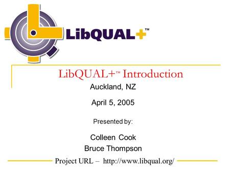 LibQUAL+™ Introduction