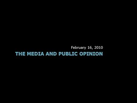 February 16, 2010. Review  Quality of coverage  Evaluations.