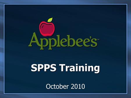 SPPS Training October 2010. Prior to transition  Print current prep sheets for first two weeks after transition  We will be able to create a prep sheet.