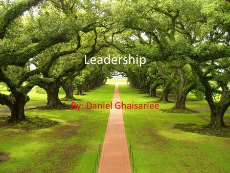 Leadership By: Daniel Ghaisariee. Aunt with MS When my aunt passed away with MS I never understood why she got this disease This caused me to be intrigued.