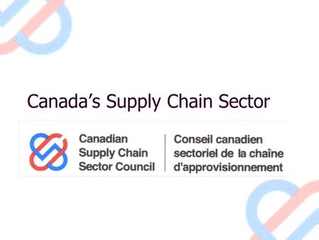 Canada’s Supply Chain Sector. Brief Overview  The Canadian supply chain sector includes planning and management of activities involved in:  sourcing.