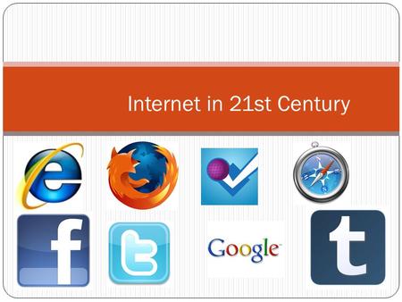 Internet in 21st Century. We all use web in our daily lives, from our mobiles or computers. However we do not realize how fast internet is getting bigger.