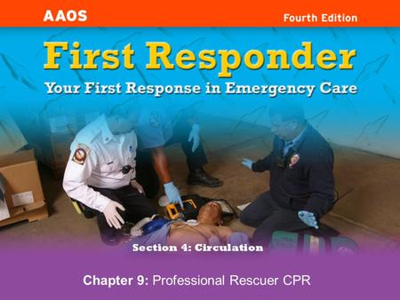 Chapter 9: Professional Rescuer CPR. Cognitive Objectives 4-1.1 List the reasons for the heart to stop beating. 4-1.2 Define the components of cardiopulmonary.