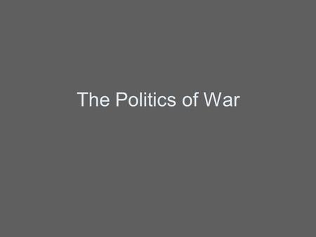 The Politics of War. Lincoln’s Generals Irwin McDowell Winfield Scott George McClellan, Again! McClellan George McClellan Ambrose Burnside Joseph Hooker.