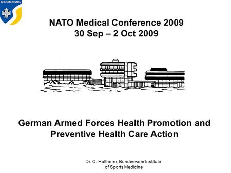 German Armed Forces Health Promotion and Preventive Health Care Action