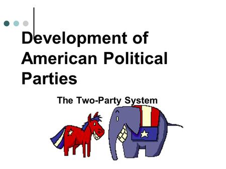 Development of American Political Parties