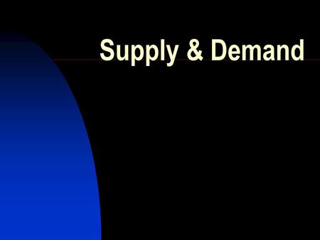 Supply & Demand. Prices Prices vary based on the supply and demand of a product. High Demand + Low Supply = High Price Low demand + High supply = Low.