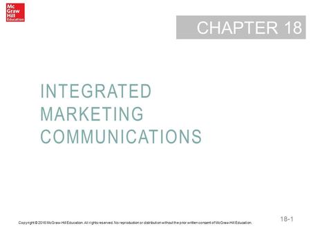 INTEGRATED MARKETING COMMUNICATIONS