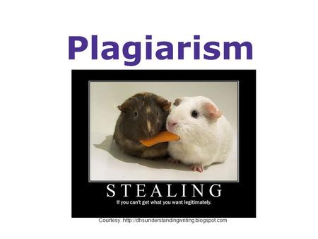 Plagiarism Courtesy: