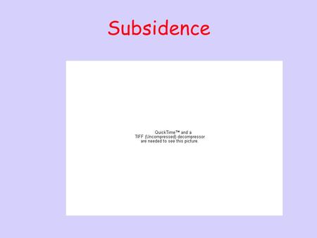 Subsidence. Outline Deltas Groundwater pumping Sinkholes.