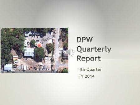 4th Quarter FY 2014 * Facilities & Parks: Cost $36,130.34 * Restrooms: Cost $16,745.50 * Landscaping: Cost $53,945.12 * Street Trash: Cost $38,955.23.